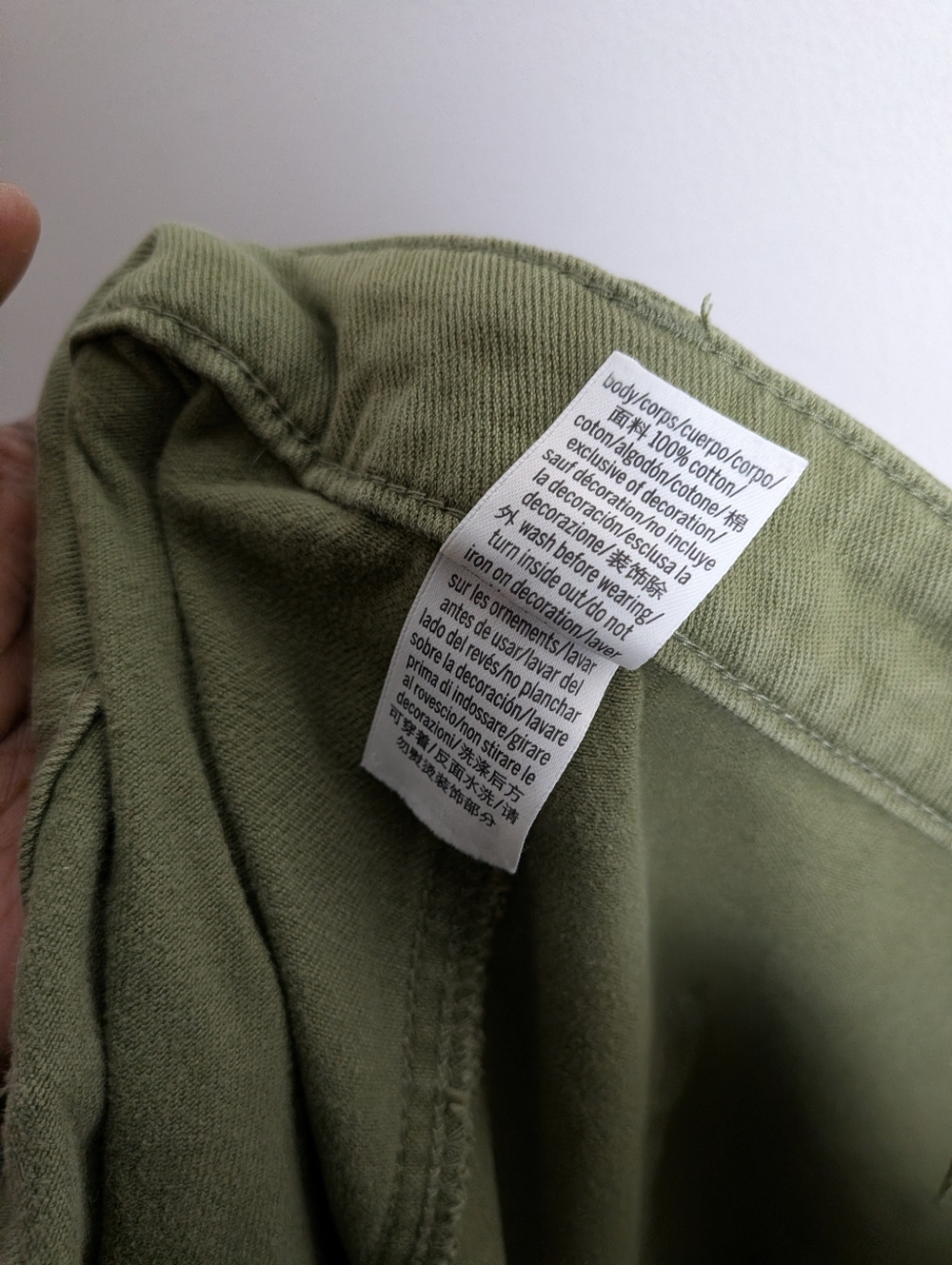 Victoria's Secret Pink Utility Cargo Pants Green Wide Leg Sz L - Picture 4 of 8